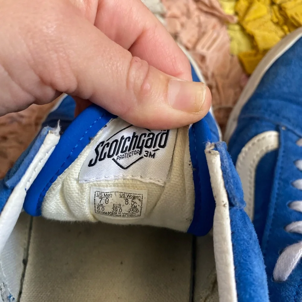 Vans Men's Royal Blue Suede Sneakers - Picture 3 of 5